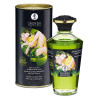 Shunga Huile de massage Chauffante Aphrodisiaque - THÉ VERT 100ml